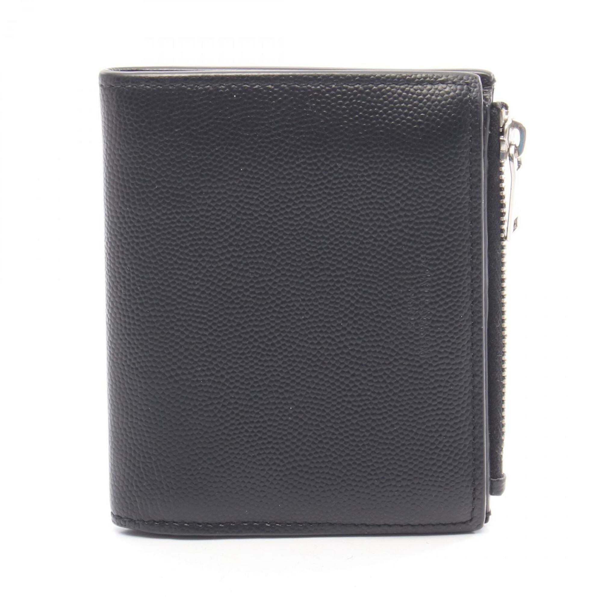 Yves Saint Laurent Saint Laurent Paris Bifold Wallet, Leather, Men's, Black